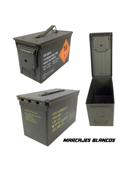 Cajas de munición Originales con marcajes ST (vacías)