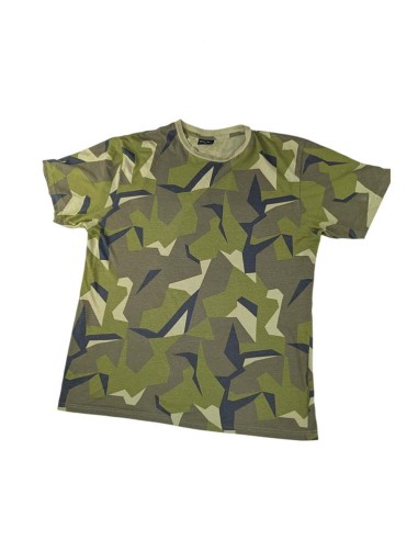 Camiseta Militar Camuflaje Sueco M90 XL | 100% Algodón