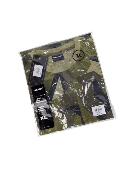Camiseta Militar Camuflaje Sueco M90 XL | 100% Algodón