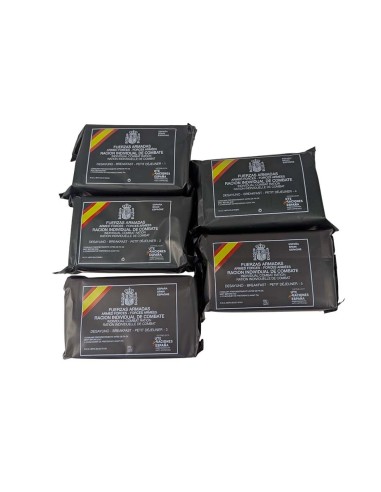 Pack todas las raciones de desayuno militar ES