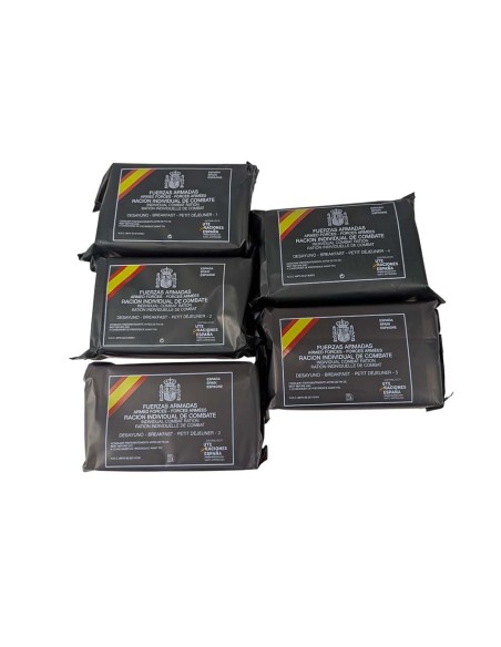 Pack todas las raciones de desayuno militar ES