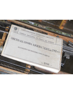 Manual ametralladora ALFA original (deteriorados)