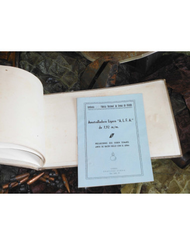 Manual ametralladora ALFA original (deteriorados)