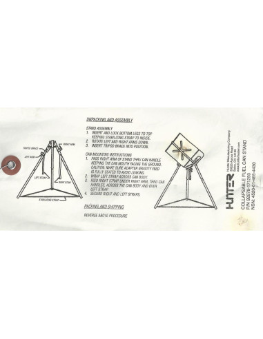 Soporte trípode Jerrican