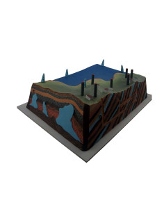 Maqueta geológica 2