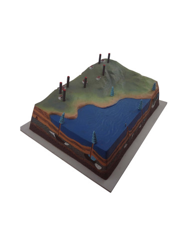Maqueta geológica