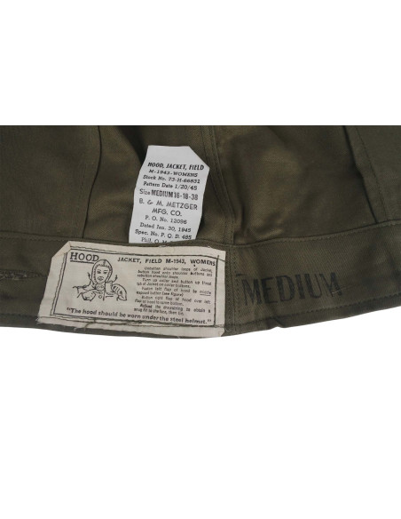 Capucha militar US original IIWW para M-1943