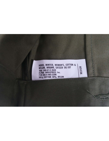 Capucha militar US original para M-1951