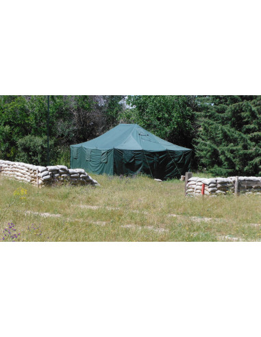 TIENDA DE CAMPAÑA Estilo militar 10x4.8m