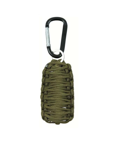 Llavero set de supervivencia Paracord Verde