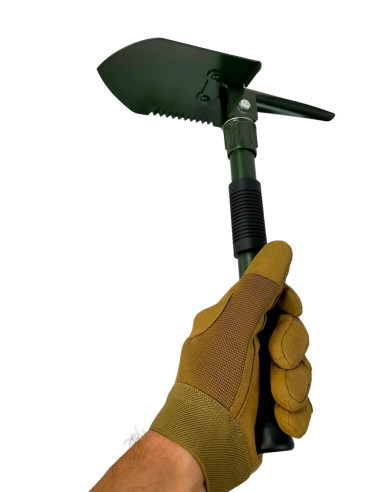 Pala pico plegable con funda