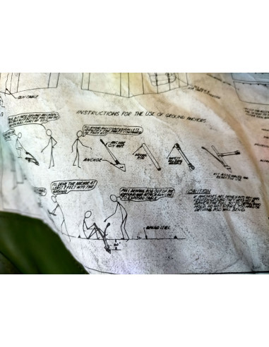 Interior tienda de campaña militar US original NUEVO