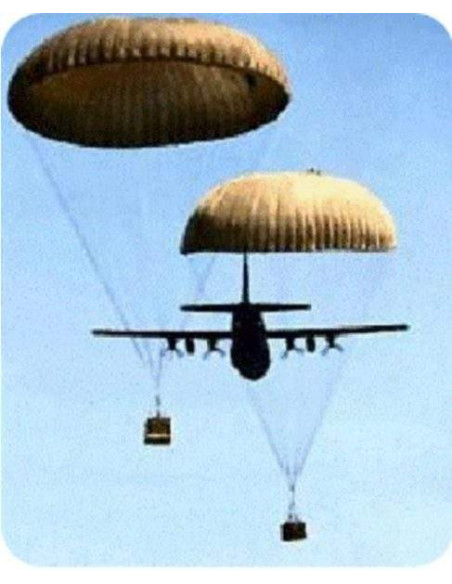 Paracaídas militar US G-11 Carga XXXL