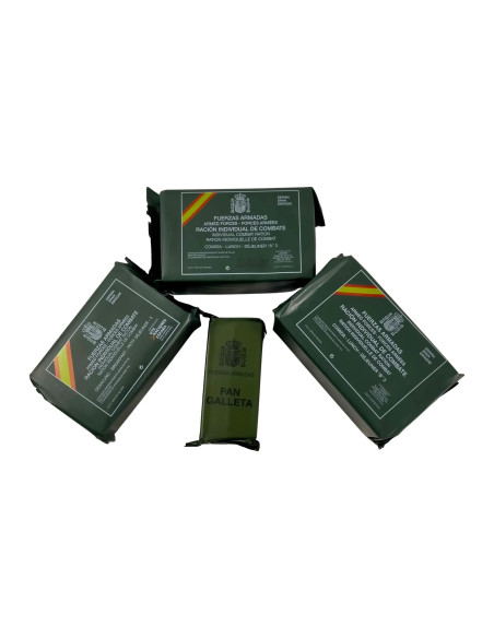 Pack 24h raciones MRE + regalos (desayuno, almuerzo y cena)