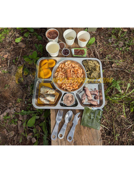Pack 24h raciones MRE + regalos (desayuno, almuerzo y cena)