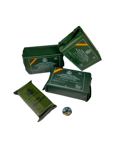 Pack 24h raciones MRE + regalos (desayuno, almuerzo y cena)